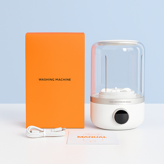 FreshWave™ Mini Washer – Smart Portable Washing Machine
